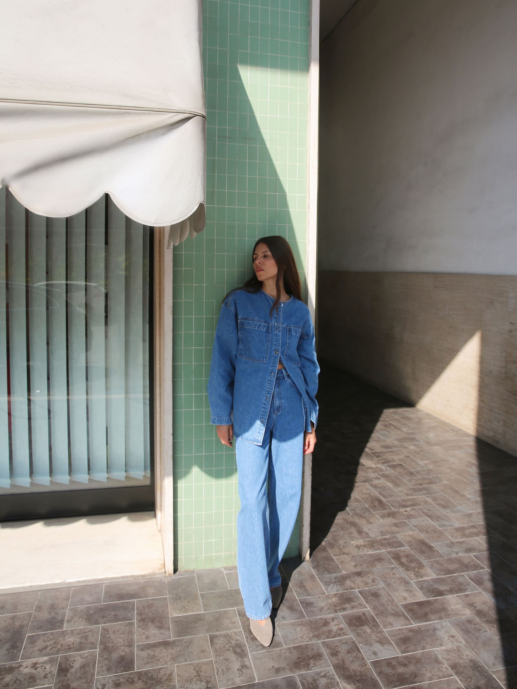 EDITED Prodotti Camicia da donna 'Bristol' blu