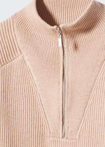 MANGO Sweater 'Pisa' in Brown