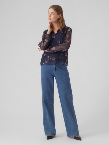 VERO MODA Blouse 'MILLA' in Blauw