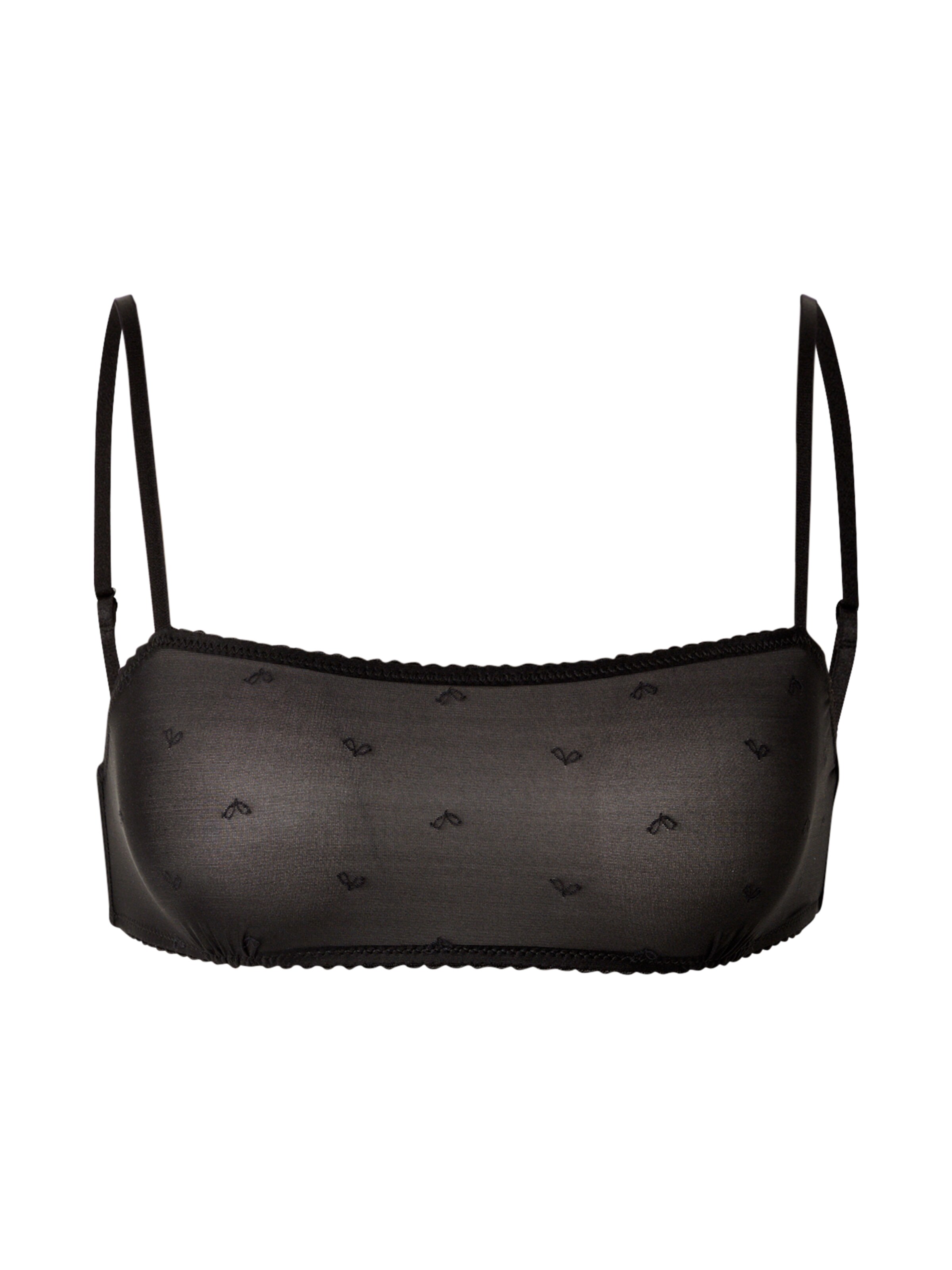 Samsøe Samsøe Korzetová Podprsenka 'Samila' – černá: přední strana