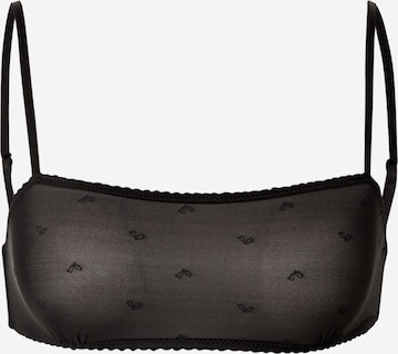 Samsøe Samsøe Bustier Rintaliivi 'Samila' värissä musta: etupuoli