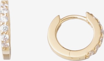 Boucles d'oreilles fejn en or : devant