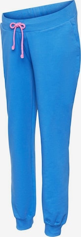 MAMALICIOUS Tapered Broek 'Vida' in Blauw: voorkant