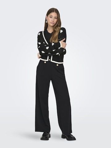 JDY Knit cardigan 'Romance' in Black