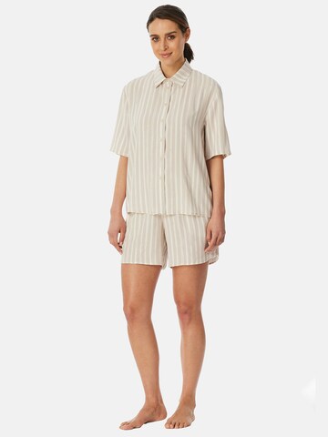 SCHIESSER Shorty ' Selected Premium 7/8 ' in Beige: Vorderseite