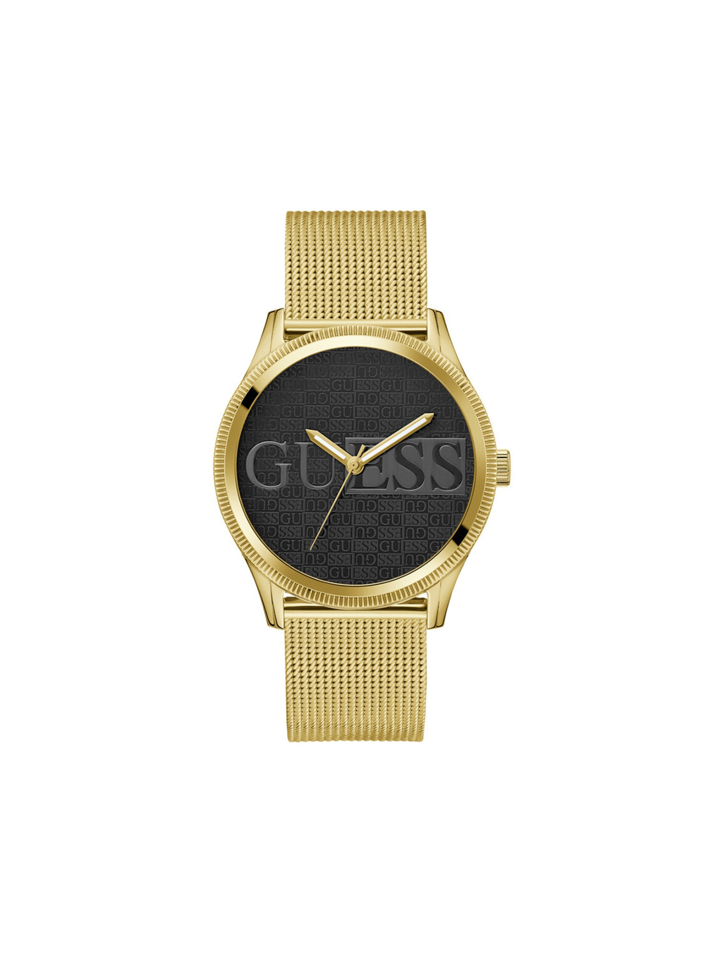 GUESS - Reloj analógico 'Montre Homme Guess Reputation  GW0710G2, boîtier en acier avec bracelet doré.' en oro: frente