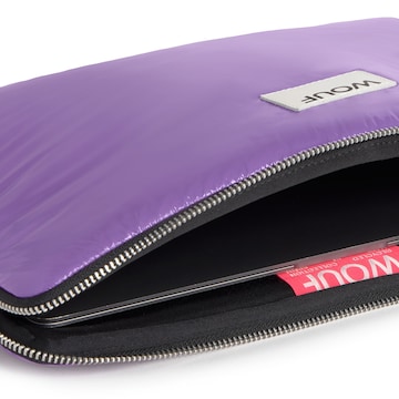 Wouf Laptoptasche 'Glossy' in Lila