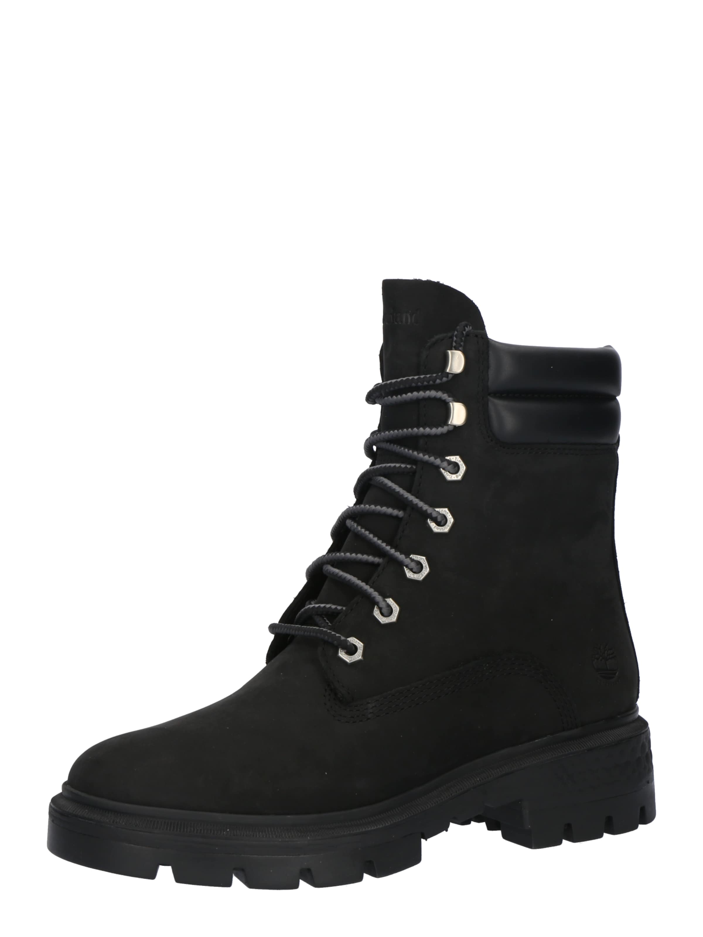 TIMBERLAND Μποτάκι με κορδόνια σε μαύρο: μπροστά