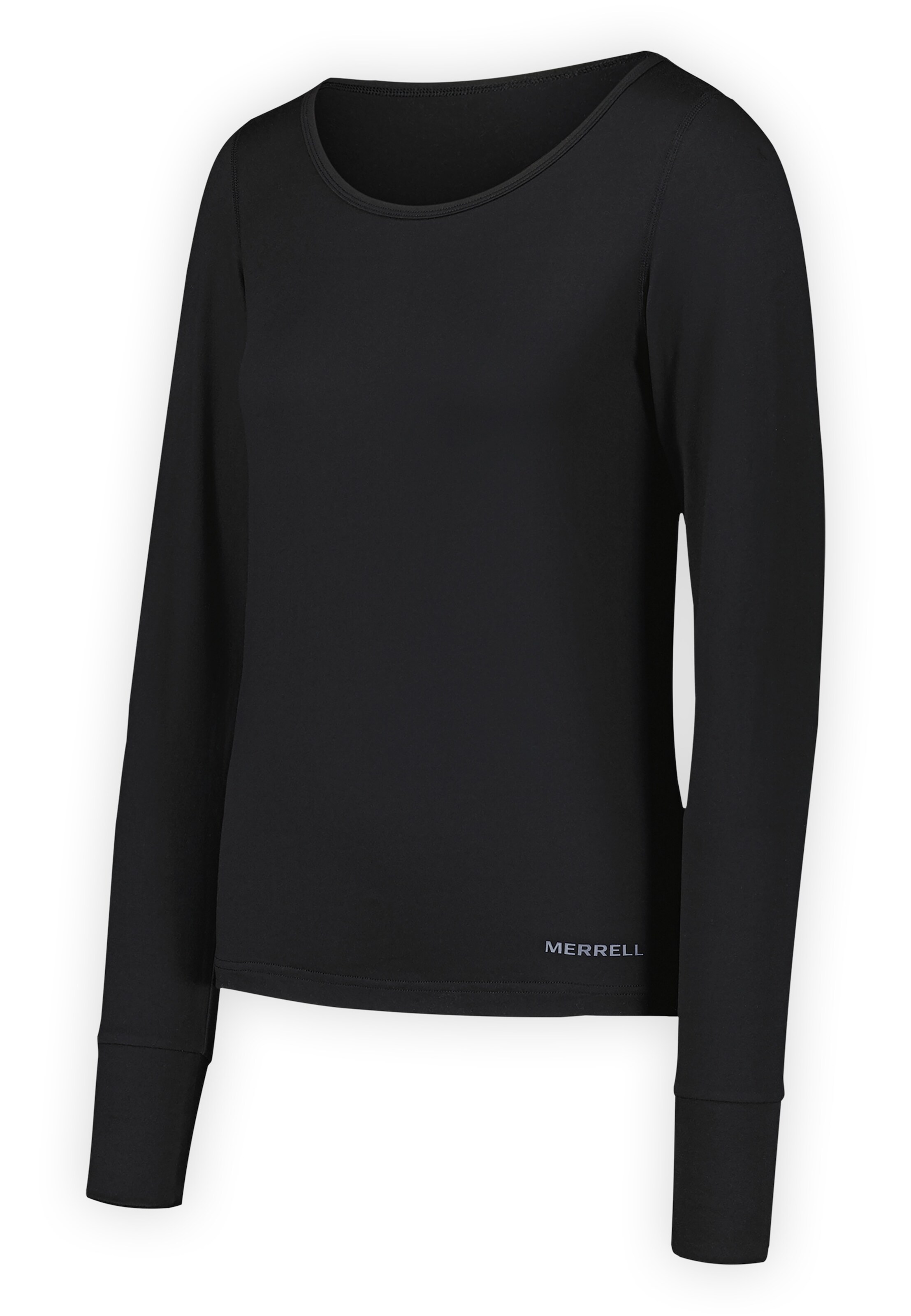MERRELL - Camiseta térmica en negro: frente