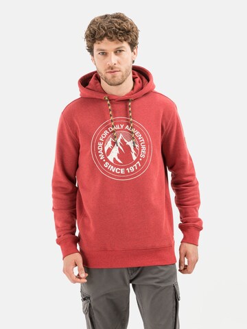 CAMEL ACTIVE Sweatshirt in Rot: predná strana