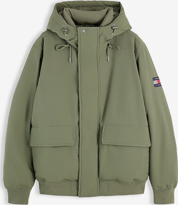 Veste mi-saison Tommy Jeans en vert : devant