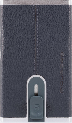Piquadro Case in Blue: front