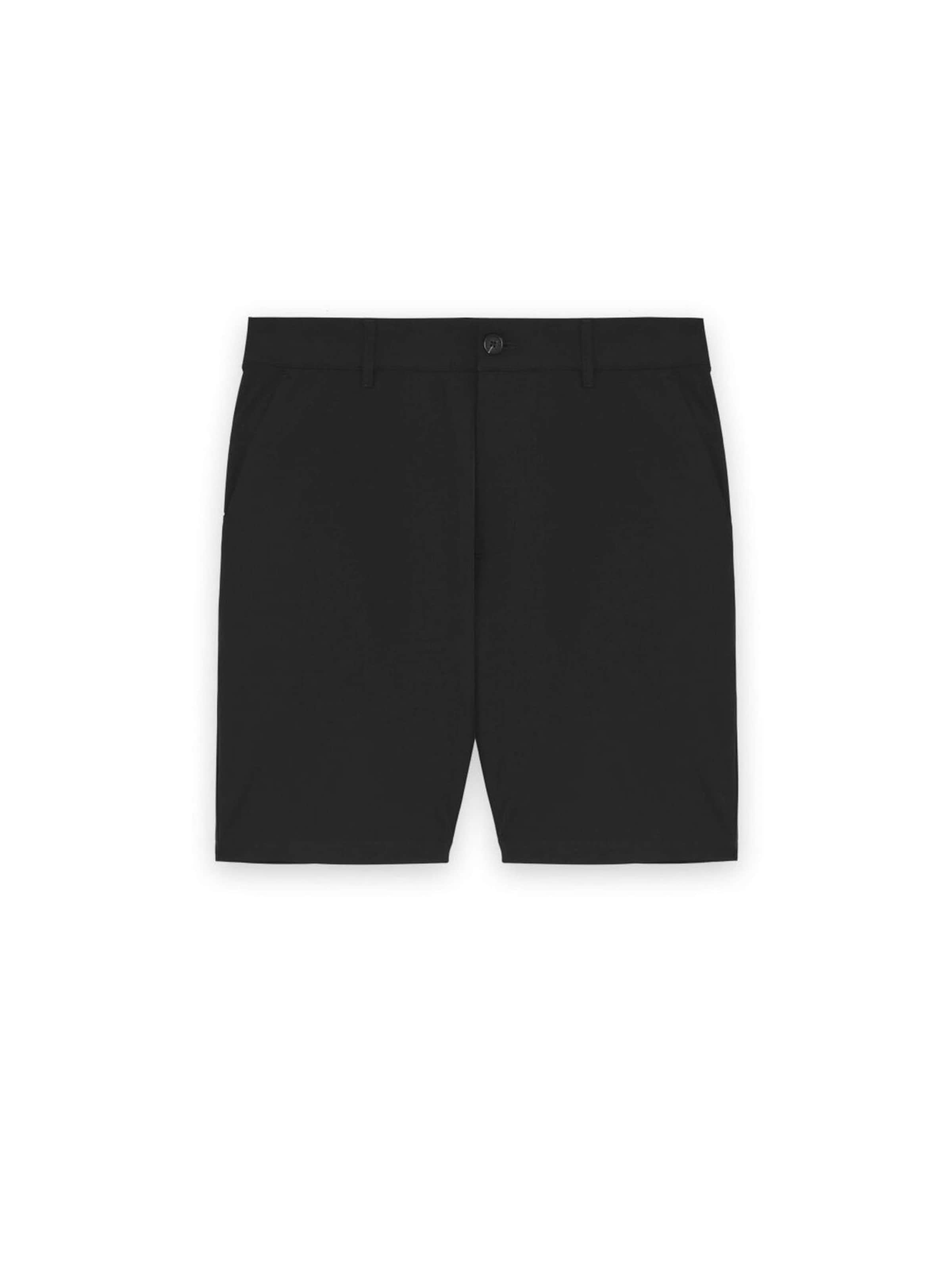 Lyle & Scott Regular Sportbroek in Zwart: voorkant