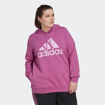ADIDAS SPORTSWEAR Sportsweatshirt 'Essentials Logo Fleece ' in Lila: predná strana