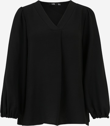 Wallis Petite - Blusa en negro: frente