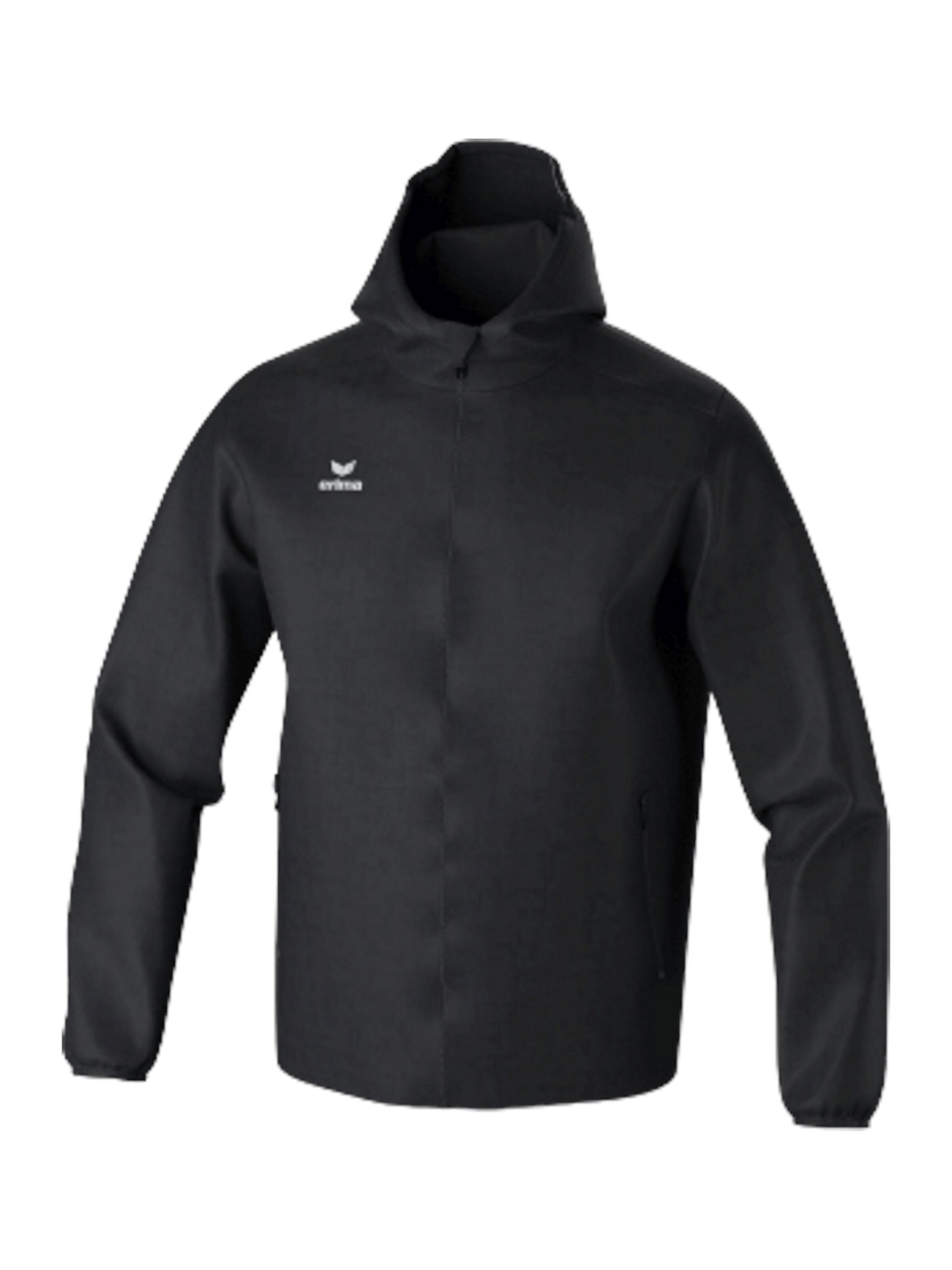 ERIMA Sportjacke in Schwarz: Vorderseite