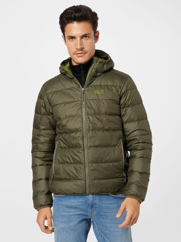 JACK WOLFSKIN Outdoorjas 'Helium' in Groen: voorkant