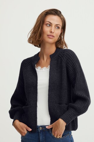Fransa Knit cardigan 'Beverly' in Blue: front