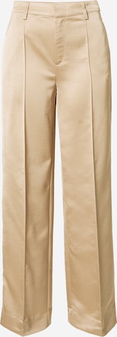 Regular Pantalon à plis 'Andjela' mbym en beige : devant