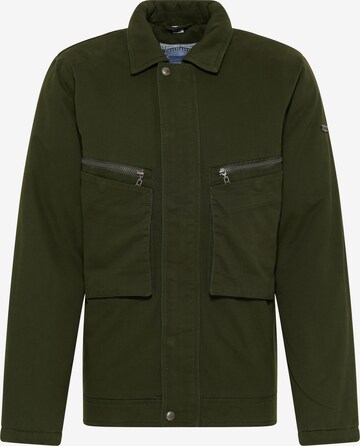 DreiMaster VintagePrijelazna jakna 'Imane' - zelena boja: prednji dio