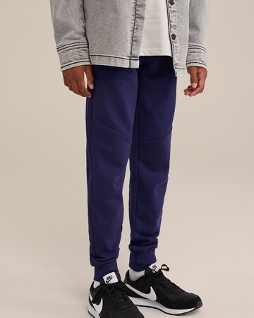 WE Fashion Конический (Tapered) Штаны в Синий: спереди