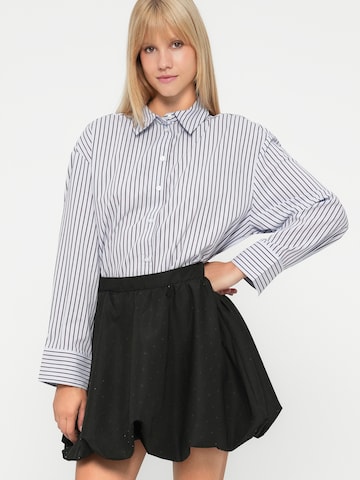 JDY Bluse 'JDYMIO' in Blau
