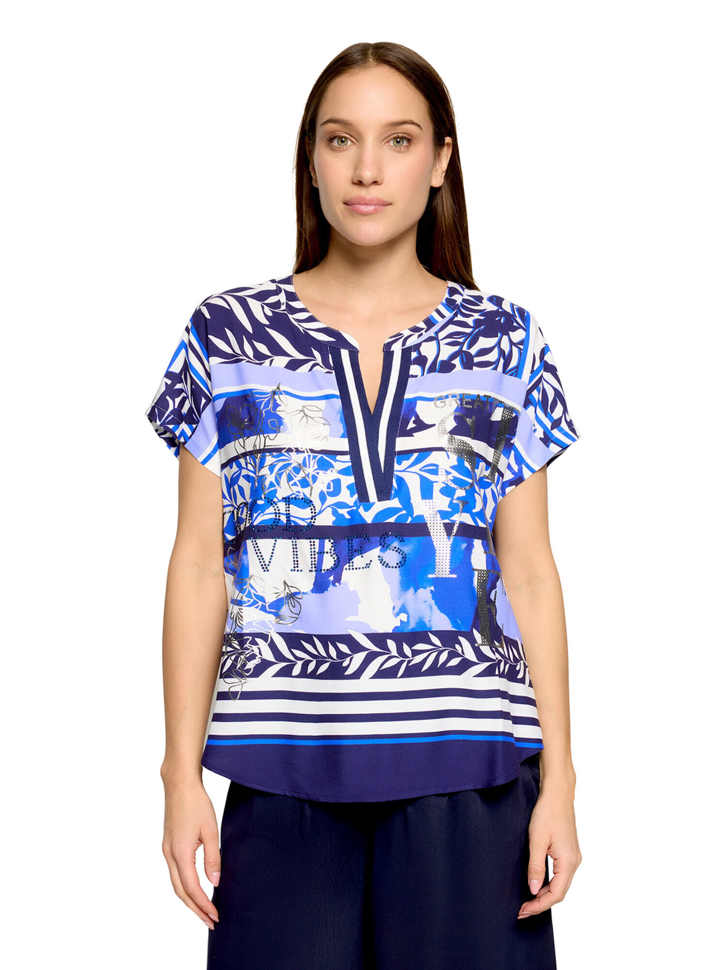 Camicia da donna di Betty Barclay in blu: frontale