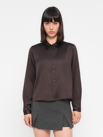 Camicia da donna 'JDYFIFI' di JDY in marrone: frontale