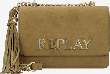 Sac à bandoulière REPLAY en marron : devant