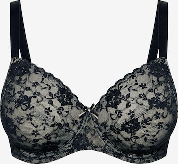 Ulla Popken Minimiser Minimizer in Black: front