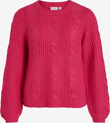VILA Sweter 'Sofia' w kolorze czerwony: przód