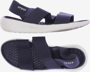 Crocs Sandals & High-Heeled Sandals in 35 in Blue: front