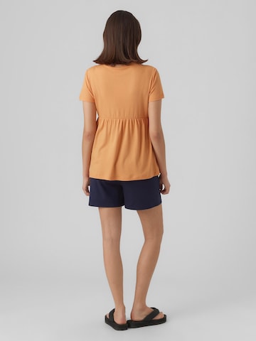 MAMALICIOUS - Camisa 'Carma June' em laranja