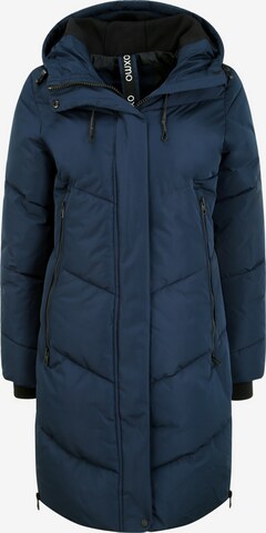 Oxmo Winter Coat 'Juna' in Blue: front