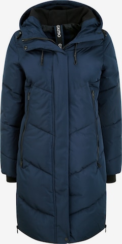 Oxmo Winter Coat 'Juna' in Blue: front
