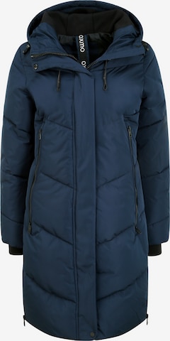 Oxmo Wintermantel 'Juna' in Blauw: voorkant