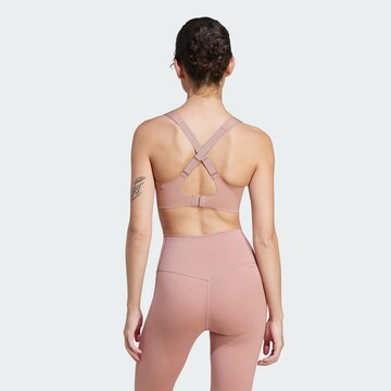 Bustino Reggiseno sportivo 'Impact Luxe' di ADIDAS PERFORMANCE in rosa