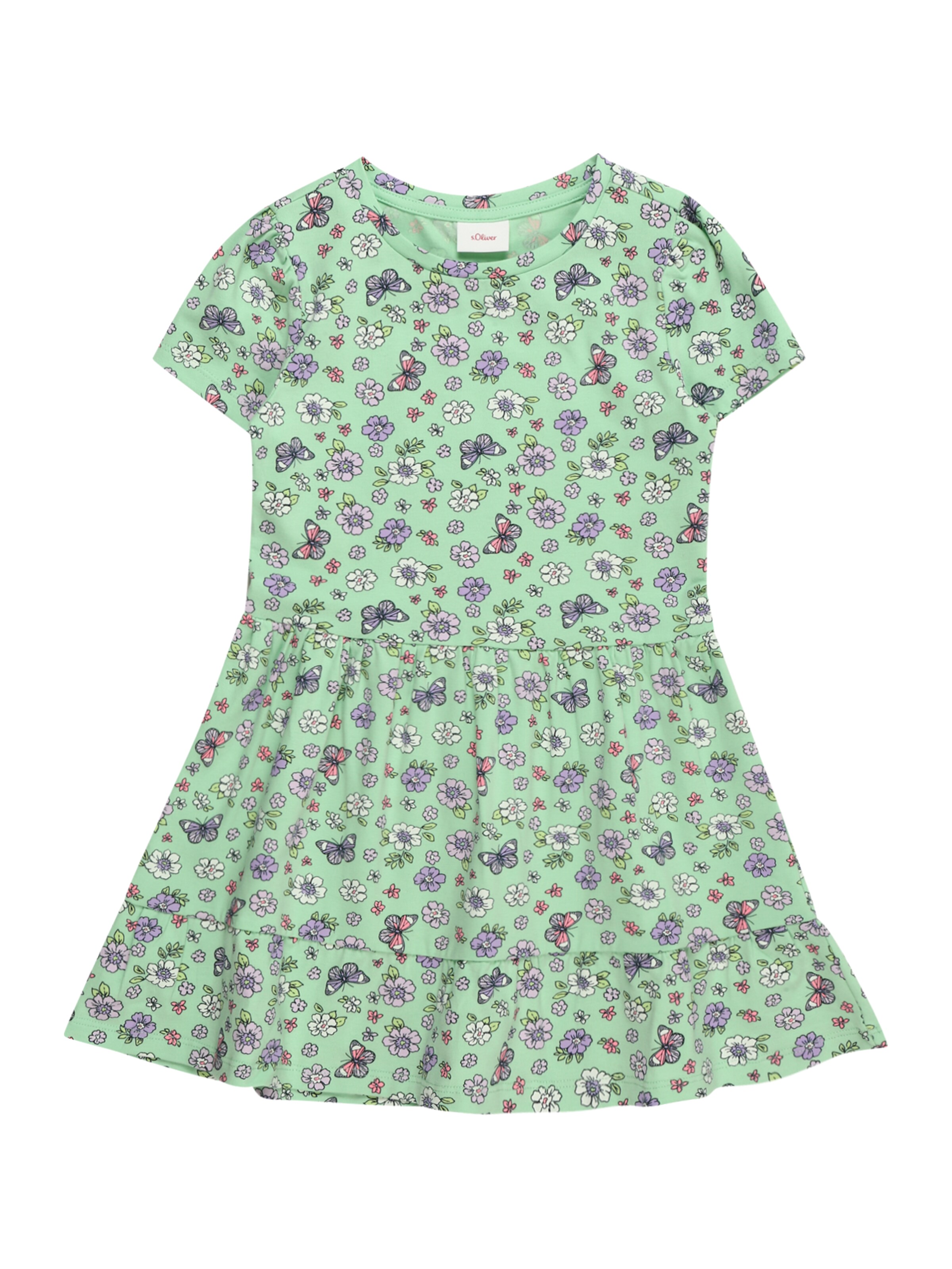 s.Oliver Kleid in Grün: Vorderseite