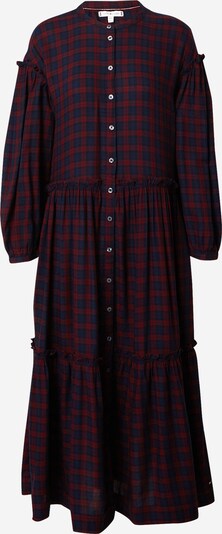 TOMMY HILFIGER Košeľové šaty 'BEA TARTAN' - námornícka modrá / tmavočervená, Produkt
