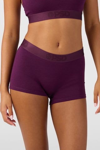 PSD Underwear Boyshorts 'PLUM' in Purple: front