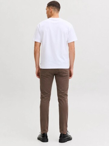 JACK & JONES Regular Chino trousers '12258298' in Brown