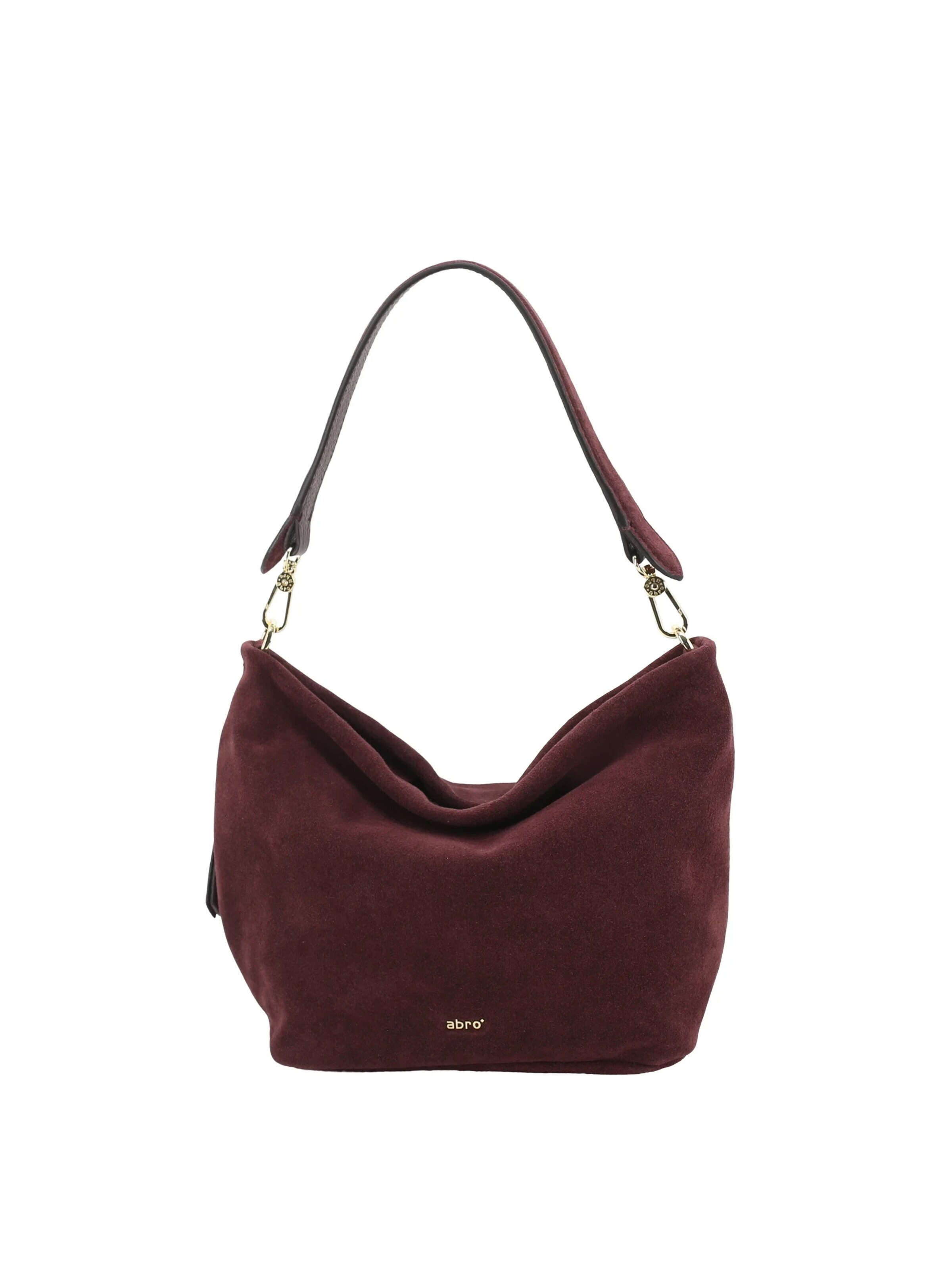 ABRO Shoulder Bag 'EBONY' in Red: front