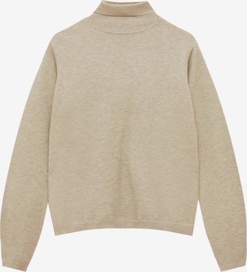 Pull&Bear Sweater in Beige: front