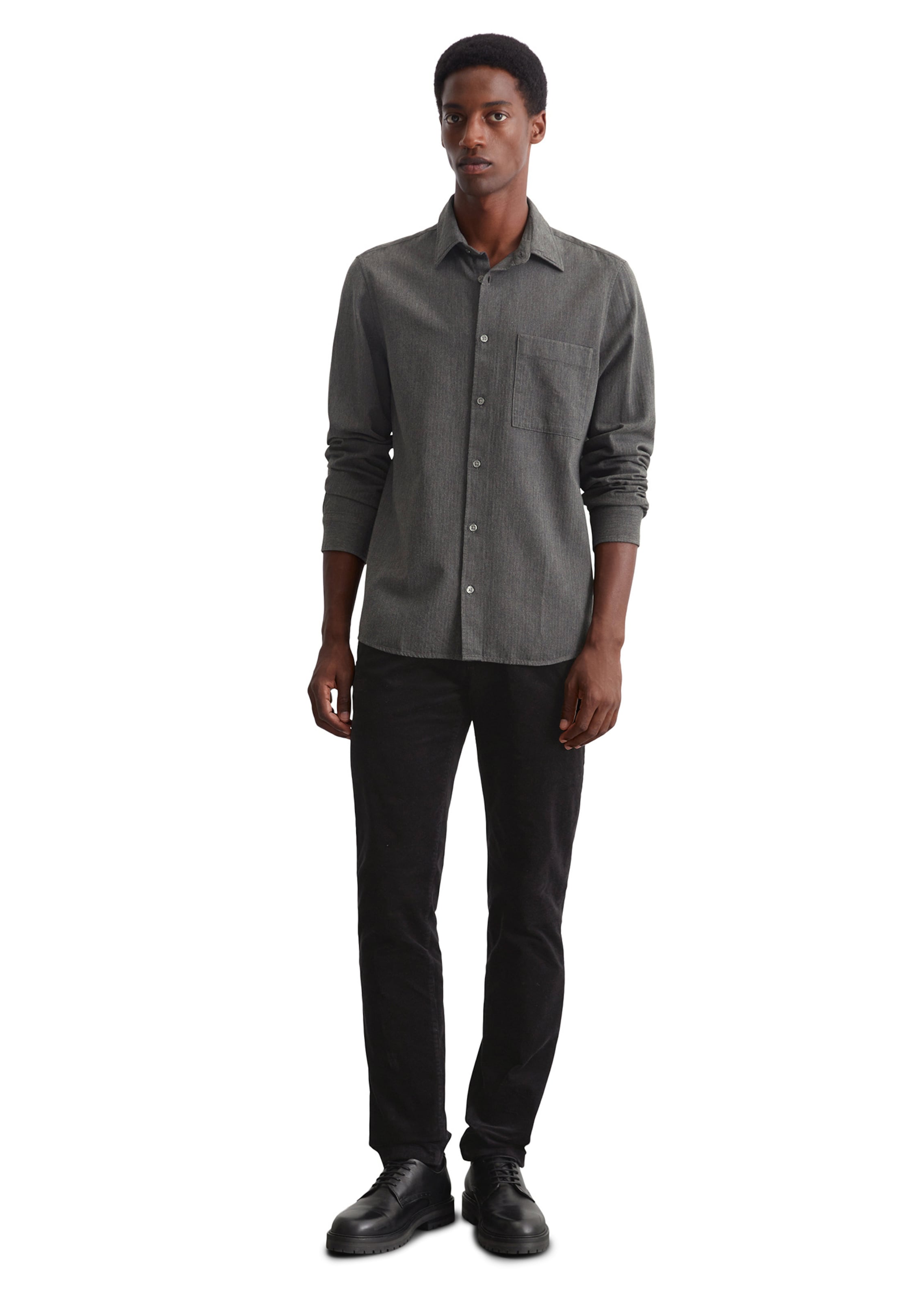 Marc O'Polo Regular Fit Hemd in Grau