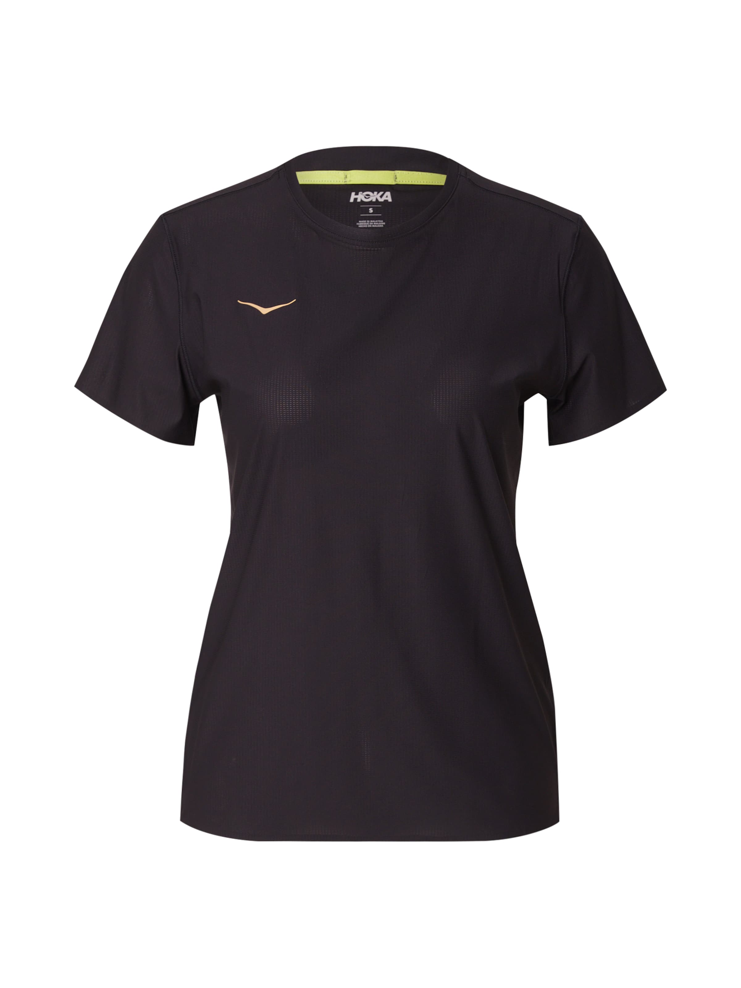 HOKA Λειτουργικό μπλουζάκι 'AIROLITE' σε μαύρο: μπροστά