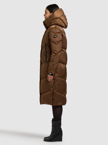 khujo Winter Coat 'Manelia2' in Brown