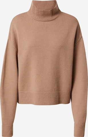 A LOT LESS Sweater 'Frey' in Beige: front