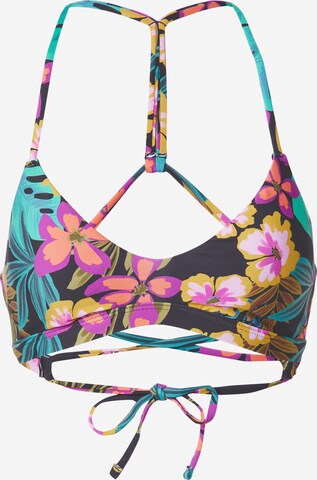 Hurley Triangel Sportbikinitop in Zwart: voorkant