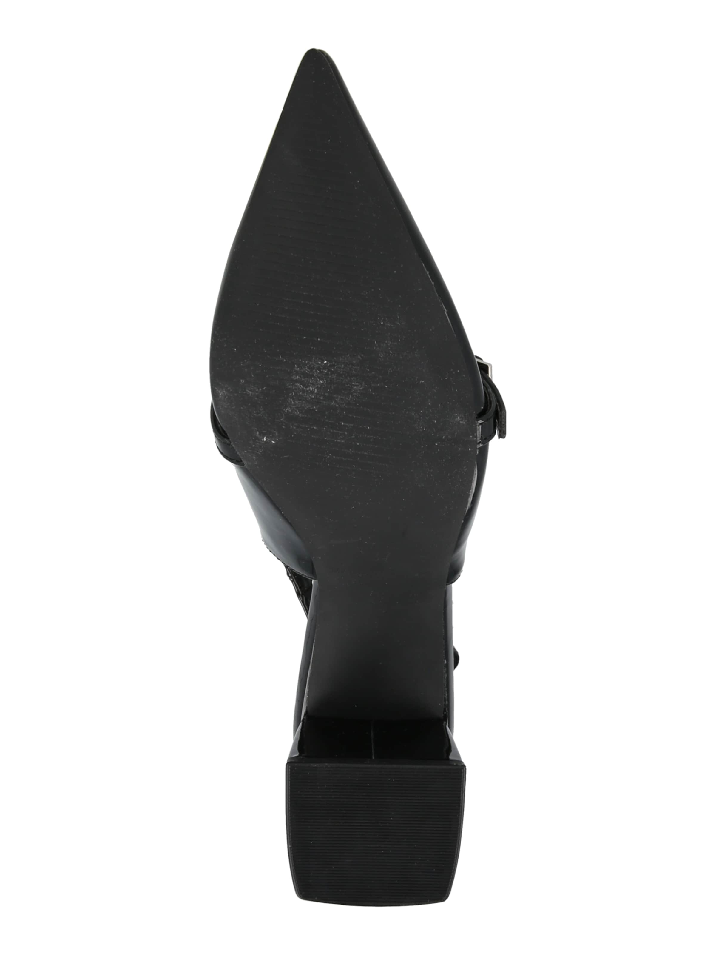 Raid Čevlji s peto in s paščki 'LEELIE' | črna barva