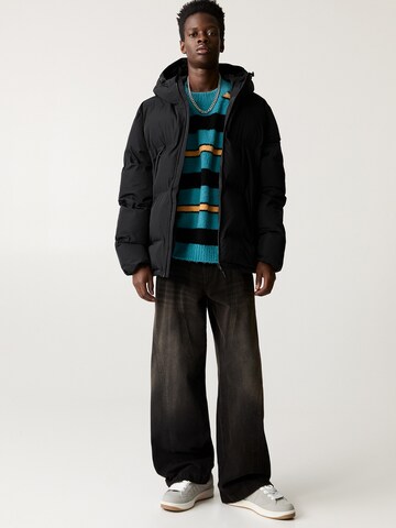 Veste d’hiver Pull&Bear en noir